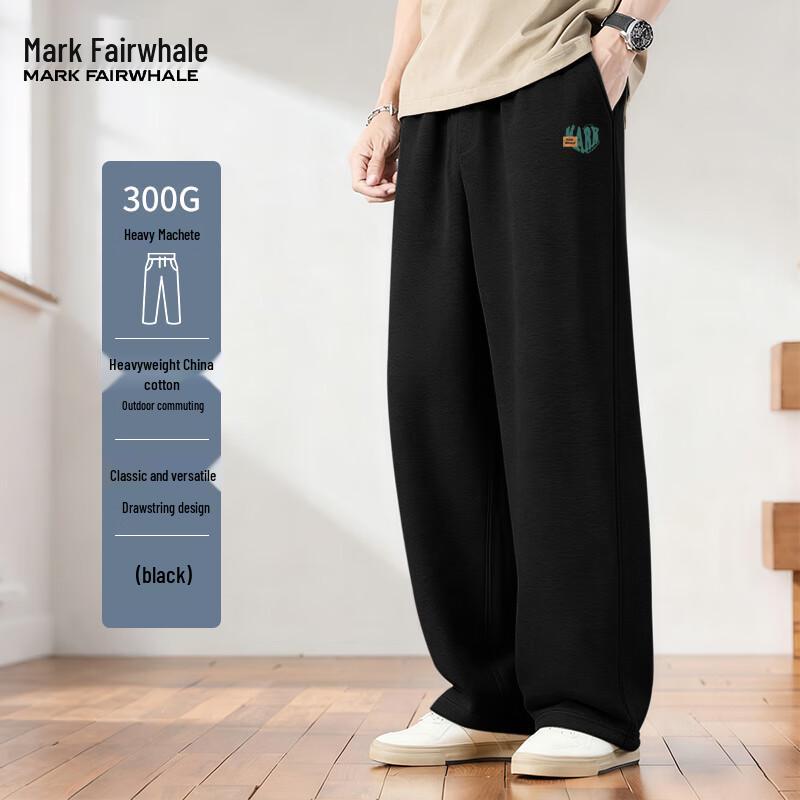 

Mark Fairwhale Men s Loose Fit Wide-Leg Casual Pants M