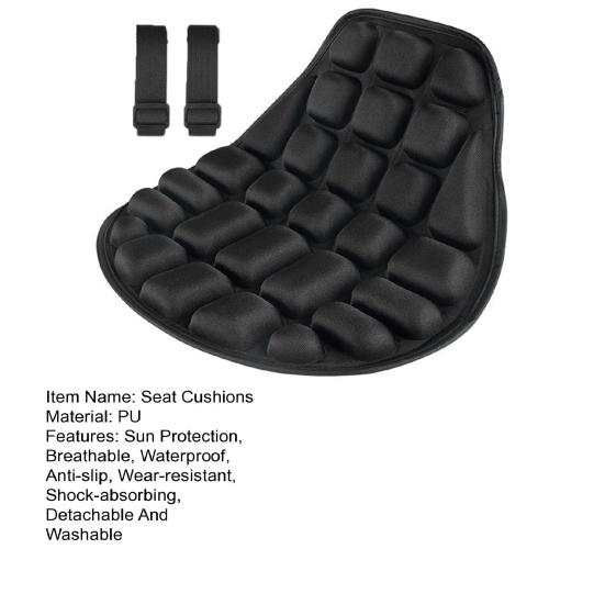 Motorcycle Seat Cushion Breathable EVA Rubber Sponge Cushion Long-distance Riding Cushion Travel Shock-absorbing Seat Cushion