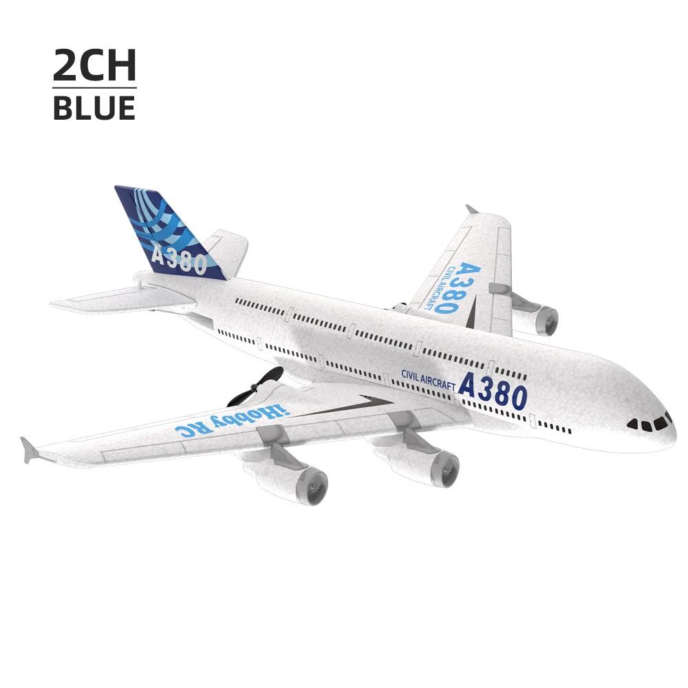 

A380 RC Літак 3-канальний 2-канальний Планер Літаки Дистанційне Керування Літаки з Піни Статичне Крило 6 Гіроскопів Модель Літака Іграшки Хобі