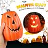 Glowende Pompoen Led Lamp Plastic Pompoen Vloerlamp Halloween Pompoen Lantaarn Buiten