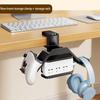 Kabel-Organizer mit Klebebefestigung unter dem Schreibtisch Sichere Befestigung für Steckdosenleisten Platzsparend Robustes PVC-Silikon-Design