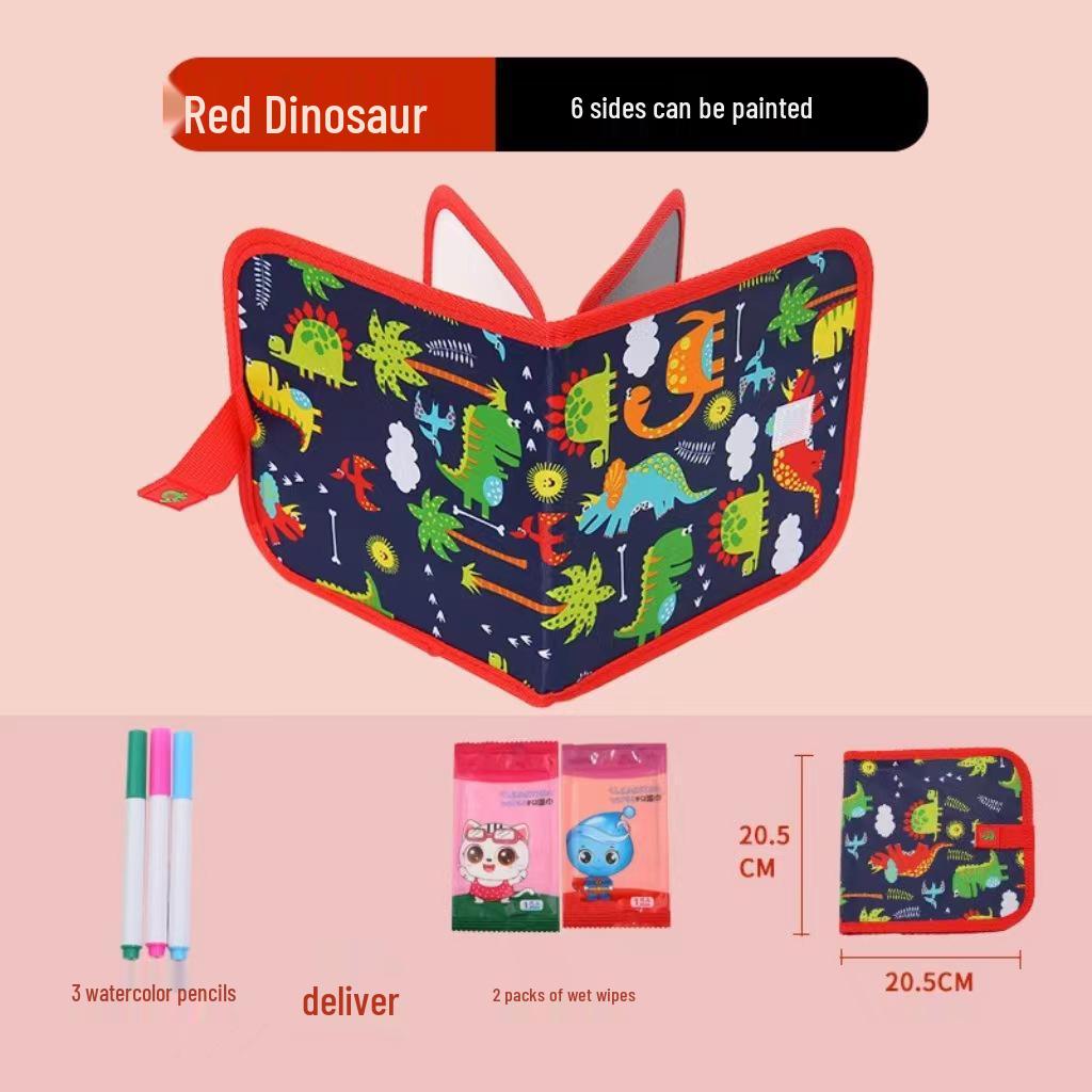 Portable Children's Drawing and Coloring Board - Reusable, Erasable, and Compact Toy for Kids
