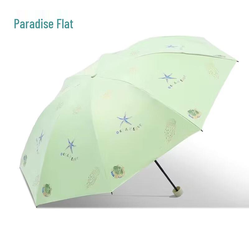 Paradise Black Glue UV Protection Sun/Rain Umbrella