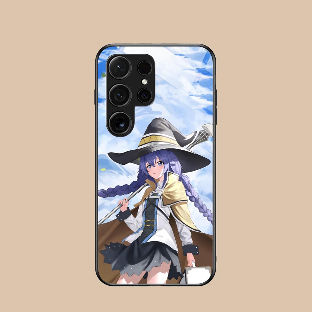 Mushoku Tensei Roxy Mobile Phone Case for Samsung Galaxy S26 S25 S24 S23 S22 S21 S20 Note20 Plus FE Ultra Glass Colorful Cover