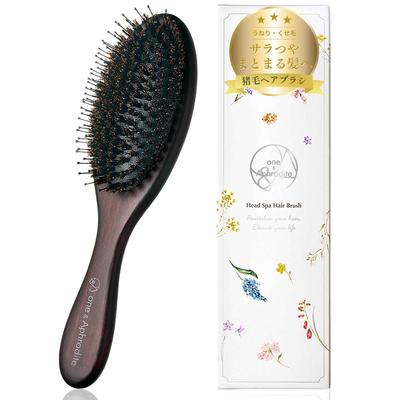 Szczotka z włosia dzika, Szczecina wieprzowa, Włosy puszące się, Skóra głowy, Gładkie włosy, jeden&Szczotka Aphrodite, Grzebień o dużej gęstości, Włosy, Elektryzowanie, Wypadanie, Masaż,