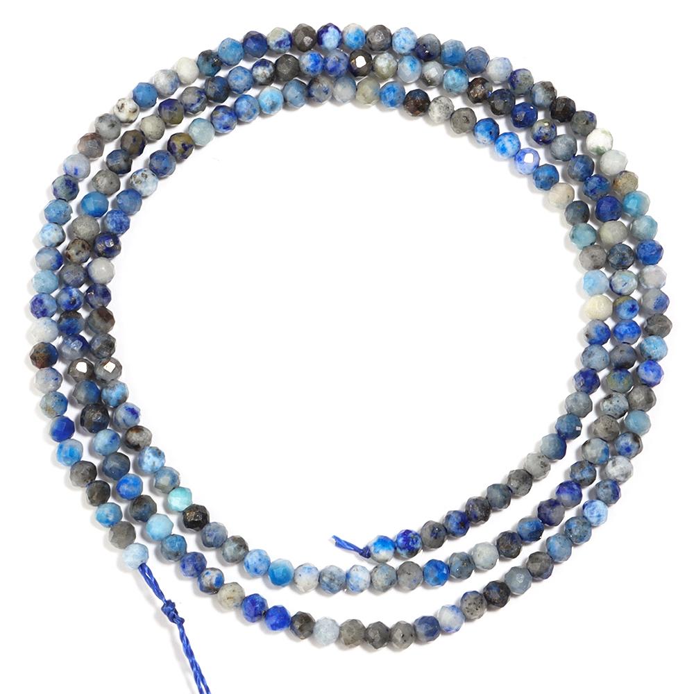 1 Strand Colorful Faceted Natural Stone Beads Loose Beads for Jewelry Making Spacer Beads DIY Bracelet Necklace Accessories