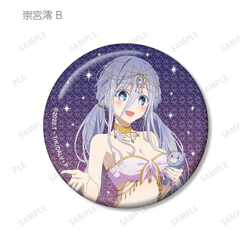 Date A Live V" Anime Original Illustration Dancer Ver. Trading Glitter Can Badge Box of 12