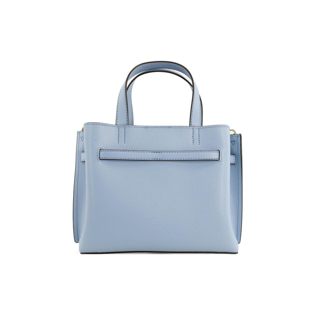Michael Kors MK Emilia Goud Letter Logo Gesp Hardware Aktetas Handheld Schouder Crossbody Tas Kleine Dames tassen Blauw 35F0GU5S5T-487