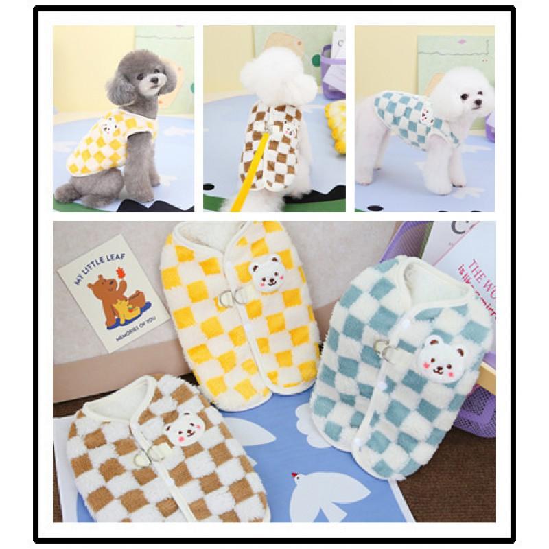 Warm Pet Vest Small Dogs Cats Winter Coat Hoodie Style Dog Sweater Teddy Poodle Shih Tzu Mini Breeds