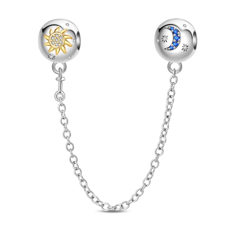 Charms Fit Pan Authentic Bracelets Copper Craft Devil'S Eye Sun Moon Dolphin Claw Ocean Beads 3Mm Handmade Fine Jewelry Gifts