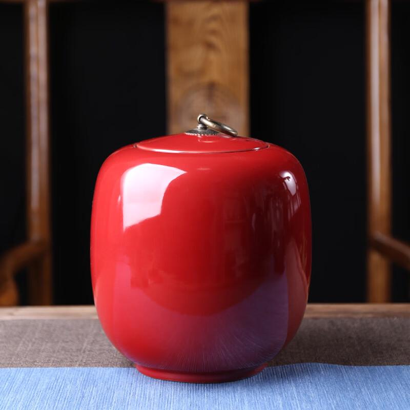 Handun Ge Kiln Ice Crack Celadon Tea Caddy