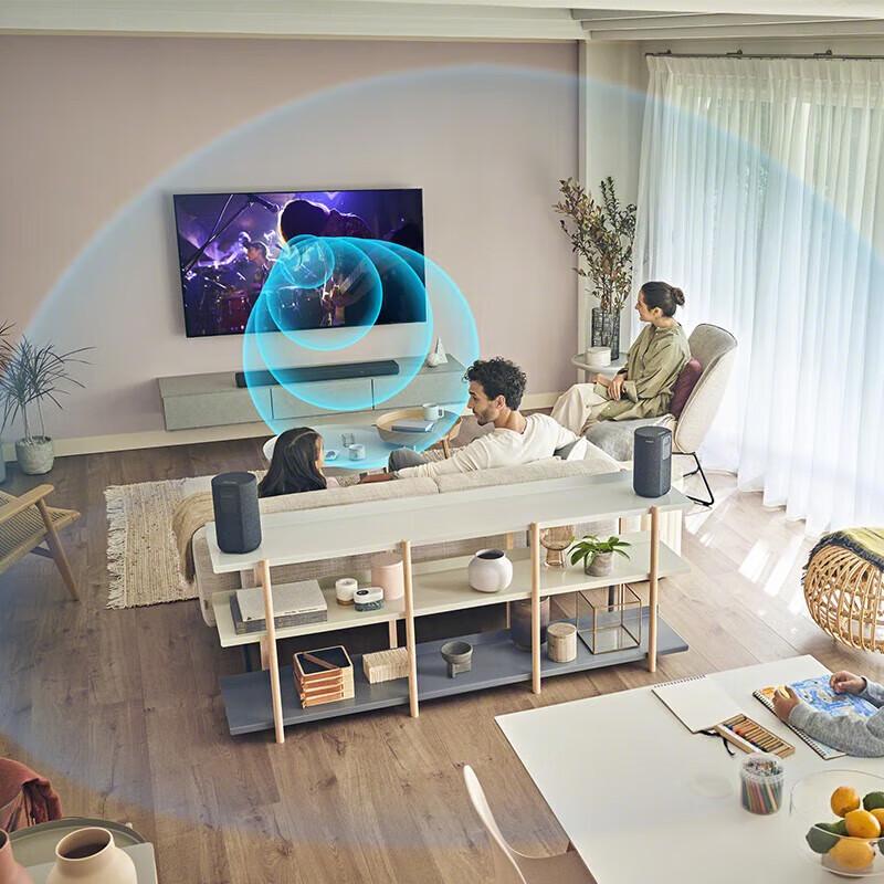 Sony HT-A3000 Dolby Atmos Home Theater System with Subwoofer and Rear Speakers