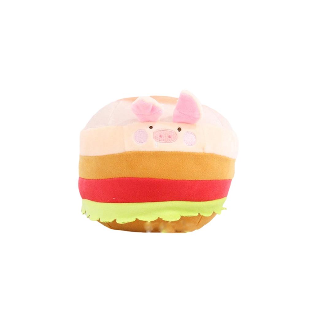 Cartoon Burger Toy Usa Chigi Chef Star Pijie Pig Plush Doll Decoration