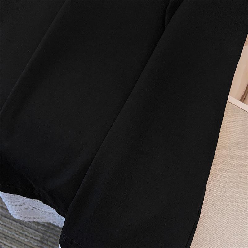 Women's Plus Size Mid-Length Short-Sleeve Round Neck T-Shirt (Slimming, Loose Fit)
