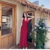 Pure Desire Royal Sister Medium and Long Polka Dot Dress Women's Summer 2026 New Slim and Thin Sexy Backless Neck Skirt