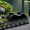 Non-toxic Fish Tank Tunnel Double Opening Aquarium Cave Tunnel, Hideout Decoration with Two Entrances, Hiding Spot for PLA Artificial Stone