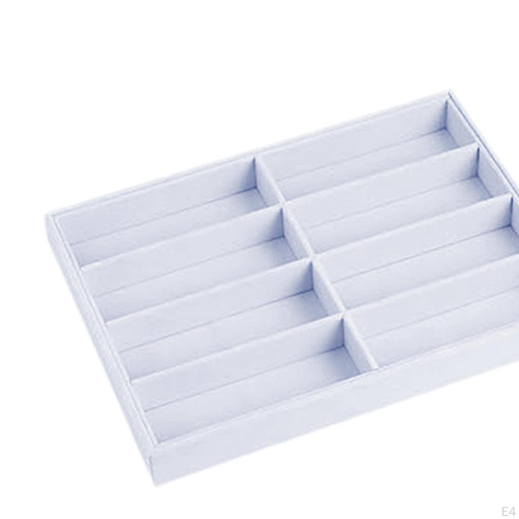 Sunglasses Organizer Tray 8 Grids Glasses Display Saving Jewelry Organizers Container for