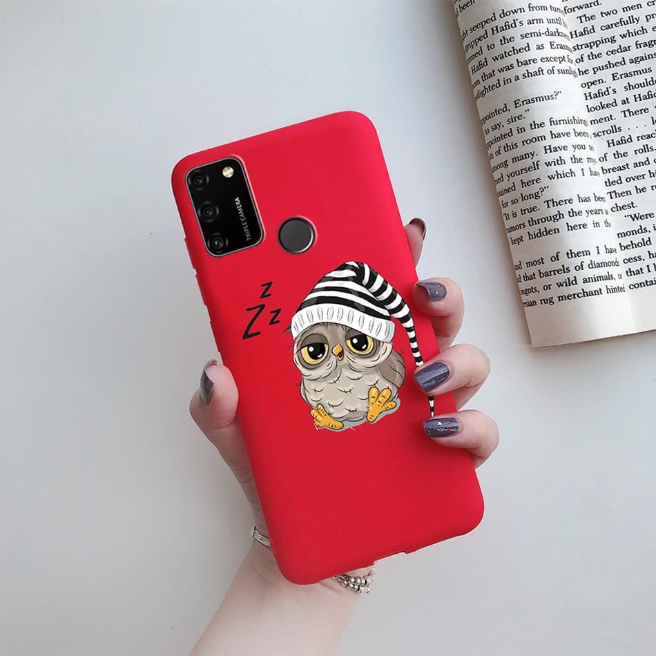 For Huawei Honor 9A Case 2020 Silicon Cover Soft Bumper Coque For Huawei Honor 9A Phone Cases MOA-LX9N Honor9A Love Heart Funda
