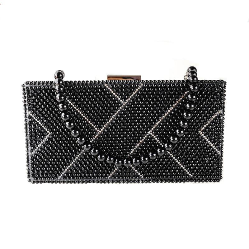 2026 New Brand Designer Retro Full Pearl Pattern Clutch Box Bag Wedding Bridal Square Handbag Fashion Party Dress Crossbody Bag