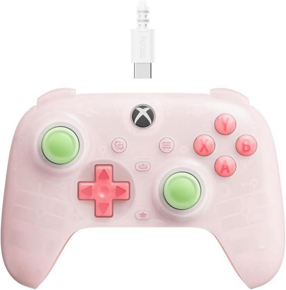 8bitdo ultimate mini wired controller for xbox pink