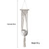 Creative Woven Hanging Flower Pot Basket with Net Bag Decoration