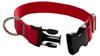 Dog Collar 2 cm with Buckle Adjustable Red Fasten Dog Collar 2 cm with Buckle Adjustable Red Fasten L: 40-55cm