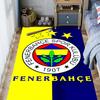 Eredità Fenerbahçe: Tappetini per pavimenti con stampa a motivi del 1907 Zerbino Cuscino per sedia da ufficio per stanza