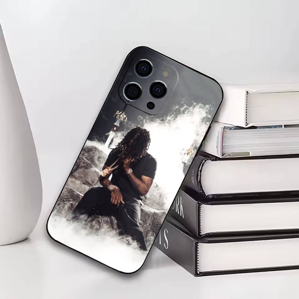 

Rapper R-RNBOI Phone Case For iPhone17,16,15,14,13,12,11 Plus,Pro Soft Silicone Black Cover iPhone17