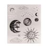 Clear Stamp Scrapbooking Card Making Embossing Decoration Sun Moon Rubber Stamp
