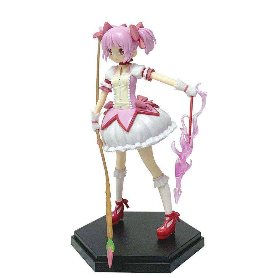 Neue Anime Magikano 18cm Puella Magi Madoka Magica Figur PVC Modell Puppe Schreibtischdekoration Actionfigur Sammlerspielzeug Kind