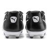 Puma King Top FG Black Men Sneakers White 105607-01