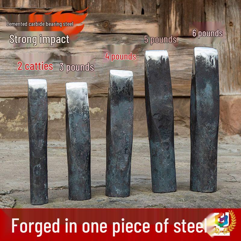 Firewood Splitter Hand-Forged All-Steel Large Wood Splitting Tool - Durable and Efficient