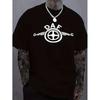Herren Freizeit-T-Shirt mit kurzen Ärmeln - Leuchtendes Grün mit weißem DAF-Grafikdruck, Regular Fit T-Shirt, Maschinenwaschbar, Ganzjahreskomfort, Sommer