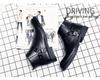 British Style Men's Pointed Toe Zipper Leather Boots - Formal/Casual, High Top, Ankle, Plus Size Available