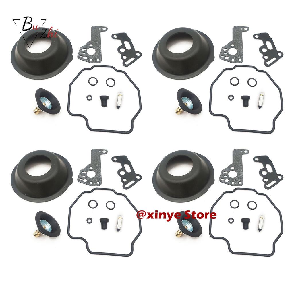 Carburetor Repair Kit Float Needle Gasket with Vacuum Diaphragm for Yamaha Virago XV400 XV535 Vmax1200 XV 400 535 Vmax 1200