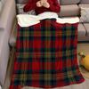 Klassische Tartan karierte Flanelldecke Warm Weich Halloween Weihnachten Sofa Warm Gemütlich Dekorative Deko Geschenk für Alle Jahreszeiten