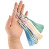 Lanyard Bookmark Tassels Lucky Phone Pendant Chain Fashion Tassel Car Keyring  Fan Decor