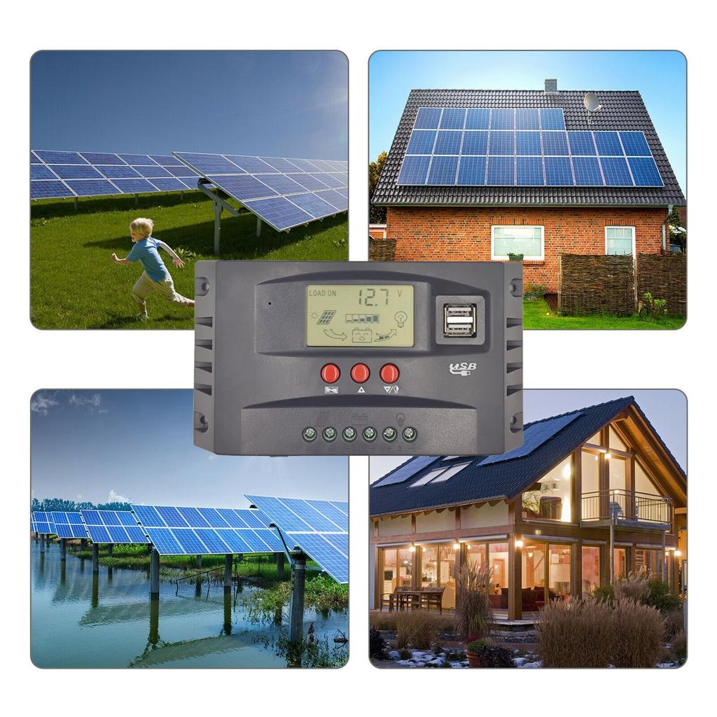 MPPT PV Solar Controller 12V 24V Automatic Voltage Regulation Photovoltaic Solar Charging