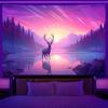 VIKAMA Surreal Fantasy Tapestry Cyberpunk Style Modern Bedroom Bedside Living Room Back Wall Home Decor Tapestry