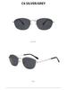 2312P Polarized Metal Round Frame Casual Sport Fashion Sunglasses