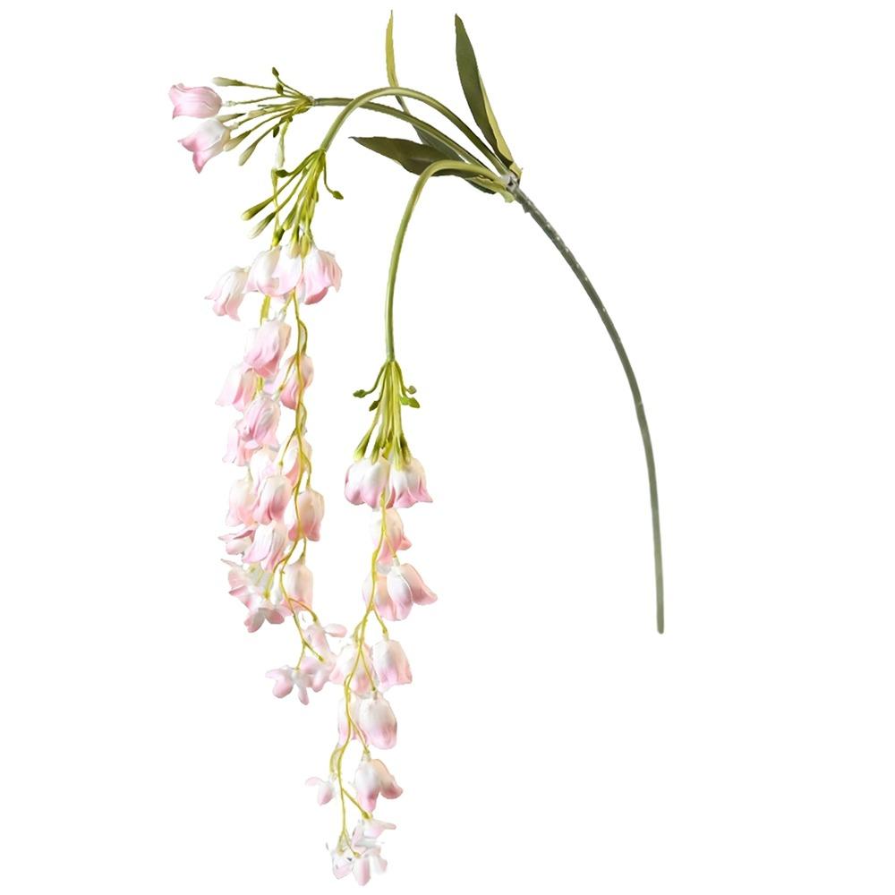 108CM Artificial Wisteria Flowers Silk Material Hanging Design Fake Floral Plants Green Color String Arrangement