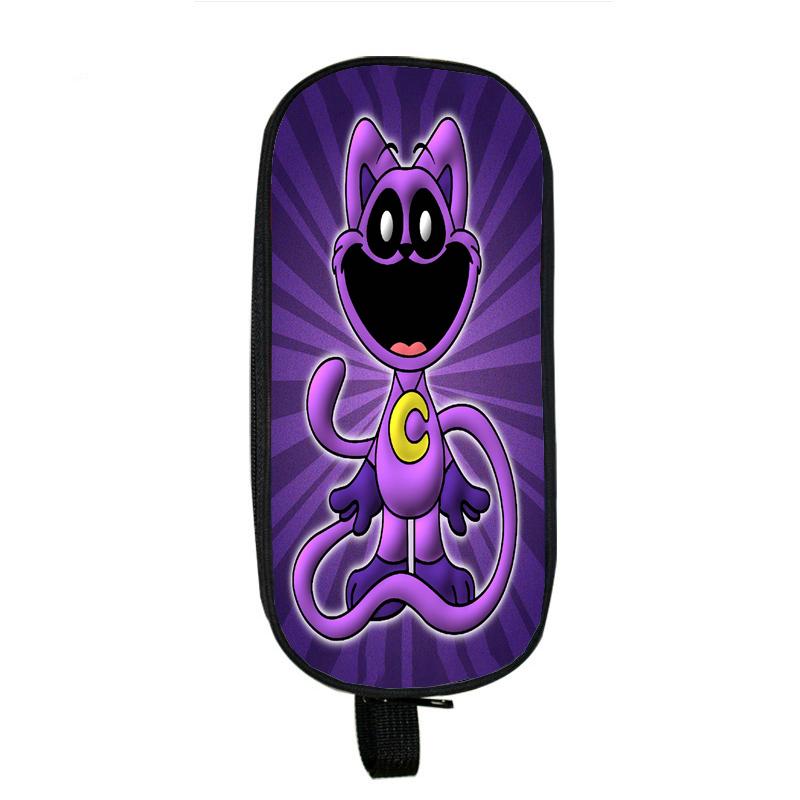 

Улыбающийся пенал с изображением зверька, милый аниме-мультфильм, коробка для канцелярских принадлежностей для детей начальной школы, модная сумка для ручек 4