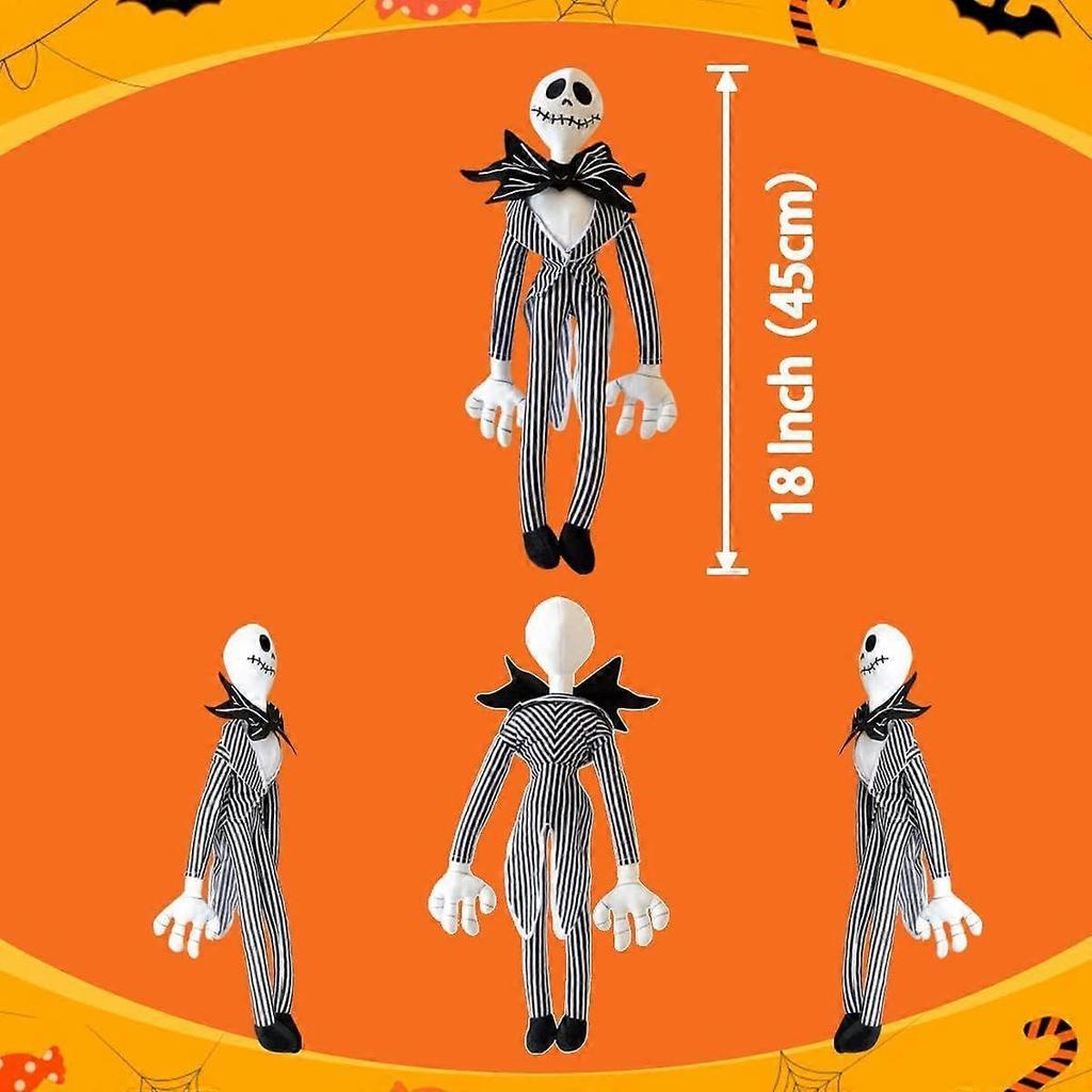 Jack Skellington Plush Doll ,The Nightmare Before Christmas,Pumpkin King Plush Stuffed Toys Dolls
