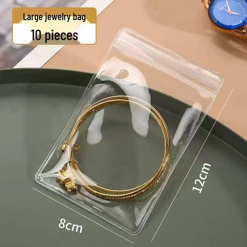 Jewelry Organizer Box - Transparent Anti-Oxidation Storage for Necklaces, Rings, Earrings, and Nails