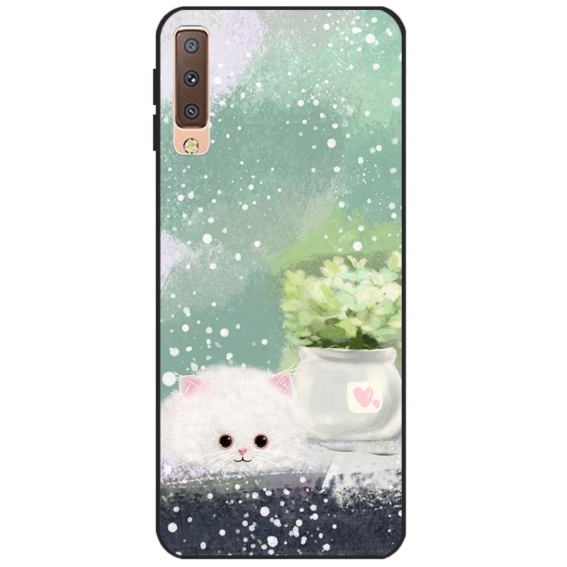 For Phone Case Samsung Galaxy A7 2018 Case Bumper Soft TPU Silicone Coque Back Cover For Samsung A7 2018 A750 A750F Case Fundas