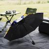 1PC Rams Football Team Spirit Printed Umbrella Folding umbrella, automatic umbrella 8-Frame for Travel, camping Fan gifts Christmas Gifts