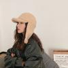 Women Korean Style All Matching Thickened Baseball Cap Cute Ear Protection Plush Warm Hat