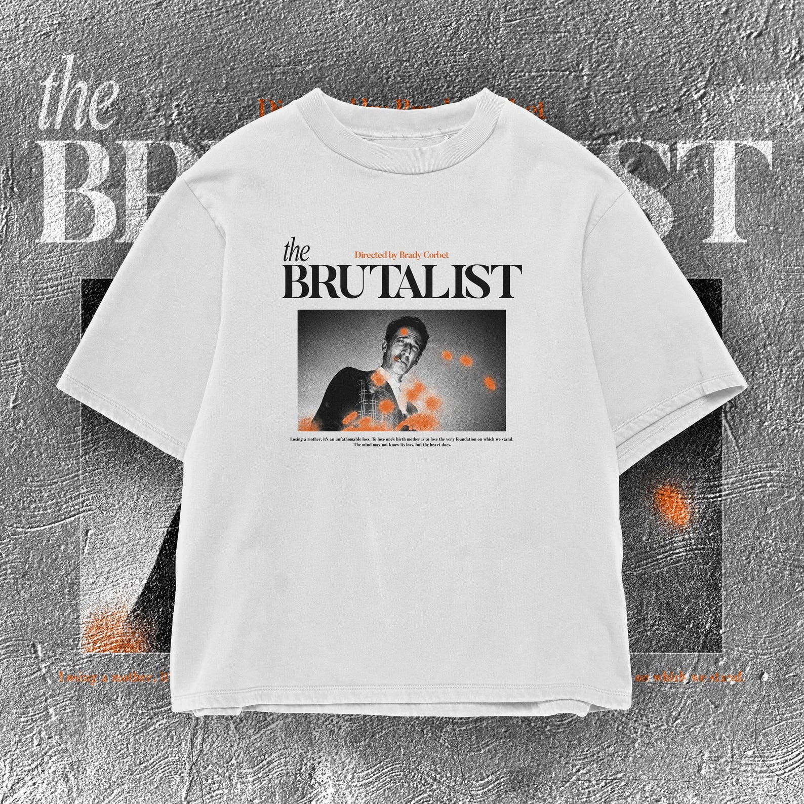 The Brutalist Film T-Shirt | Vintage Cinema Poster Tee M
