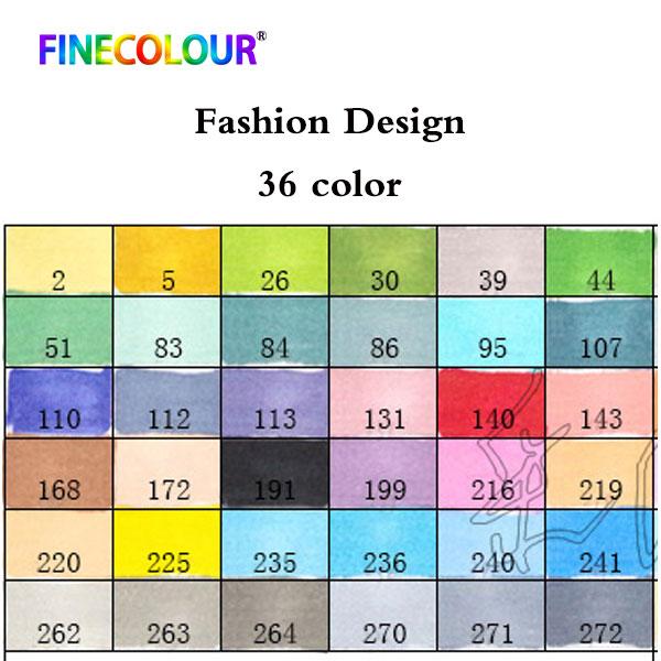 EF100 Професійний маркер для малювання 24/36/48/60/72 кольори, двосторонній, пензель для малювання, маркер на спиртовій основі, маркер для скетчів