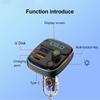 Bluetooth 5.3 FM Transmitter Car Charger Car Radio Modulator MP3 Player with 36W PD QC3.0  Quick Charge Adapter Colorful Lights